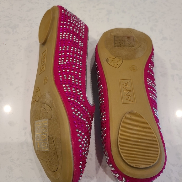 Pink jeweled flats - Picture 3 of 3